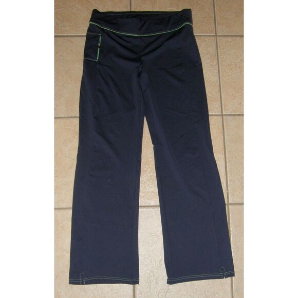Dark Blue Sz Medium Moisture Wicking Stretchy Athletic Pants Pocket GAP BODY - Picture 1 of 4